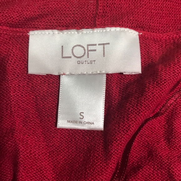 Long Sleeve Red Cardigan Cover-Up - Picture 3 of 3